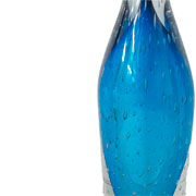 Enfeite de murano Gota Tears aqua marine 10x35 cm 