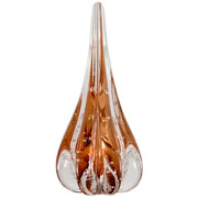 Enfeite de murano Gota fenix garnet 28x13 cm 