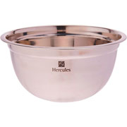 Bowl em aço inox Hércules 24x12 cm para 3,5 litros 