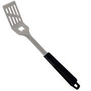 Espátula de inox com abridor black para churrasco 42x08 cm 