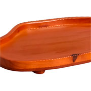 Bandeja em madeira Formic 30x19x04 cm 