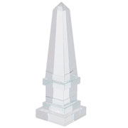 Escultura de cristal Tower 25x08 cm 