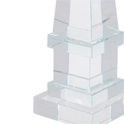 Escultura de cristal Tower 25x08 cm 