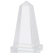 Escultura de cristal Tower 21X08 cm 