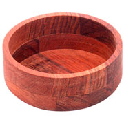 Bowl de madeira jatoba redondo Woodart 10x03 cm 