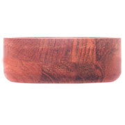 Bowl de madeira jatoba redondo Woodart 10x03 cm 