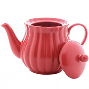 Bule para chá em porcelana Pétala vermelho 950 ml 