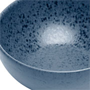 Bowl de cerâmica raso Mist azul matte 15x07  cm 