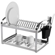 Escorredor de pratos em inox Suprema 45x28x29 cm 