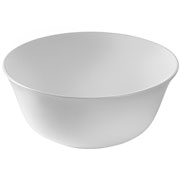 Bowl de vidro opaline full branco 12cm 