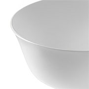 Bowl de vidro opaline full branco 12cm 