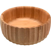 Bowl de bambu canelado 15x06 cm 