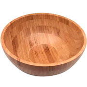 Bowl de bambu circular fundo  28x12 cm 