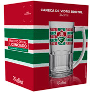 Caneca luva de vidro Bristol Fluminense 340 ml 