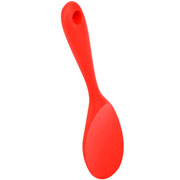 Colher de silicone para servir vermelha 22 cm 