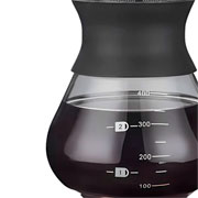 Cafeteira de vidro com coador 400 ml 