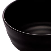 Bowl de melamina Tóquio preto 13x06 cm 