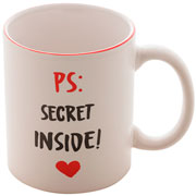 Caneca de porcelana Secret Inside 350 ml 