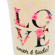 Caneca de porcelana Love 340 ml 