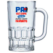 Caneca de vidro para chopp Tivoli pais colors 350 ml 