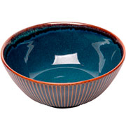 Bowl de cerâmica Linear azul 16x07 cm 