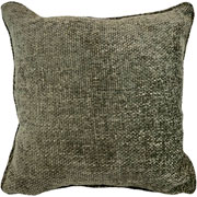 Almofada chenille austria verde musgo 55x55 cm 