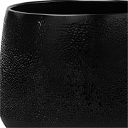 Vaso de cerâmica Bretagne points preto 19x15 cm 