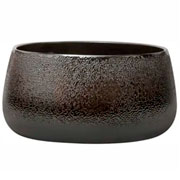 Vaso de cerâmica Bretagne points chumbo 25x13 cm 