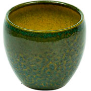 Vaso de cerâmica Lorance verde musgo 21x18 cm 